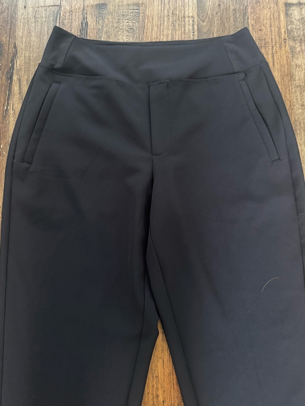 Athleta Endless High Rise Pant Black Women's Size 6 Pull On Travel Work Pants - Picture 3 of 11